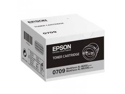 Epson originál toner C13S050709, black, 2500str.