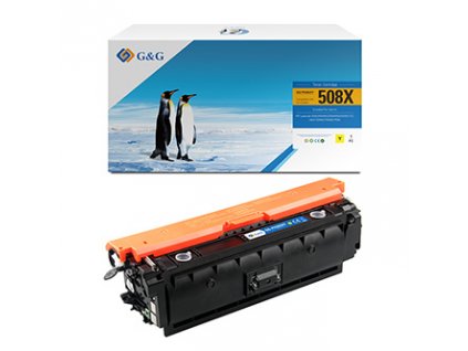 G&G kompatibil. toner s HP CF362X, NT-PH362XY, HP 508X, yellow, 9500str., high capacity