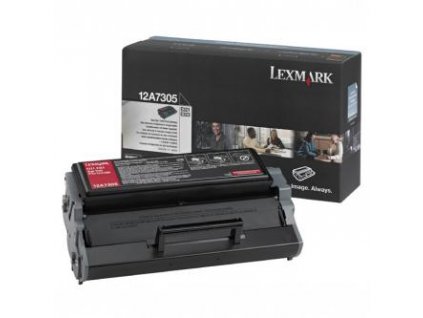 Lexmark originál toner 12A7305, black, 6000str.