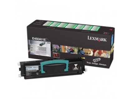 Lexmark originál toner E450A11E, black, 6000str., return