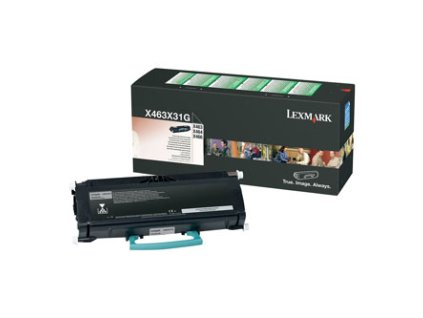 Lexmark originál toner X463X31G, black, 15000str., extra high capacity