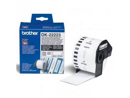 Brother papierová rolka 50mm x 30.48m, biela, 1 ks, DK22223, pre tlačiarne štítkov