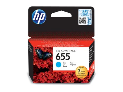 Atramentová náplň HP CZ110AE HP 655 cyan (600 str.)