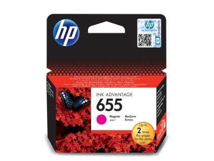 Atramentová náplň HP CZ111AE HP 655 magenta (600 str.)