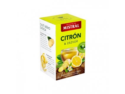 Čaj MISTRAL ovocný Citrón a zázvor HB 40 g