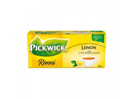 Čaj PICKWICK čierny ranný s citrónom 25 x 1,75 g