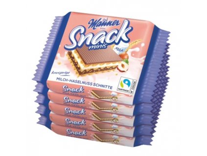 Oblátky Manner Snack Minis lieskovoorieškové 5 x 25 g