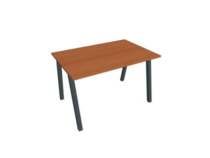 Pracovný stôl UNI A, 120x75,5x80 cm, čerešňa/čierna