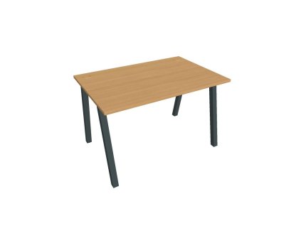 Pracovný stôl UNI A, 120x75,5x80 cm, buk/čierna
