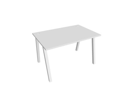 Pracovný stôl UNI A, 120x75,5x80 cm, biela/biela