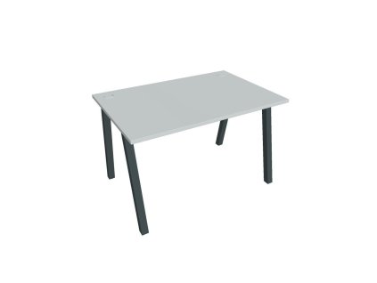 Pracovný stôl UNI A, 120x75,5x80 cm, sivá/čierna