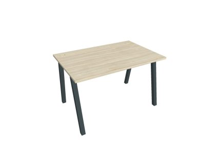 Pracovný stôl UNI A, 120x75,5x80 cm, agát/čierna