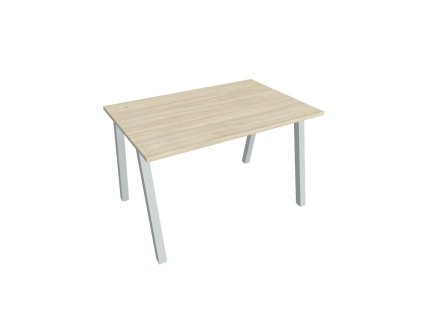 Pracovný stôl UNI A, 120x75,5x80 cm, agát/sivá