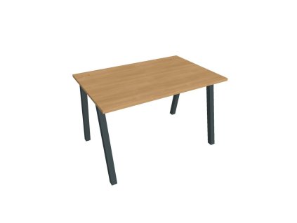 Pracovný stôl UNI A, 120x75,5x80 cm, dub/čierna