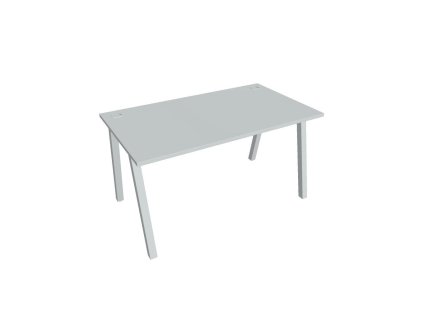 Pracovný stôl UNI A, 140x75,5x80 cm, sivá/sivá