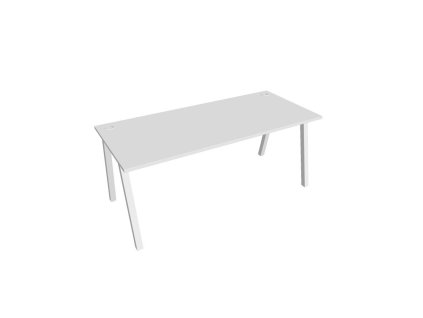 Pracovný stôl UNI A, 180x75,5x80 cm, biela/biela