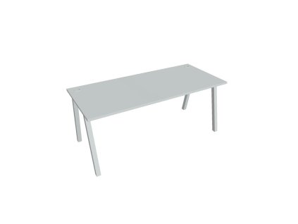 Pracovný stôl UNI A, 180x75,5x80 cm, sivá/sivá
