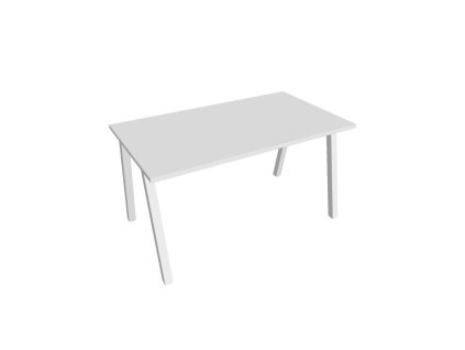 Rokovací stôl UNI A, 140x75,5x80 cm, biela/biela