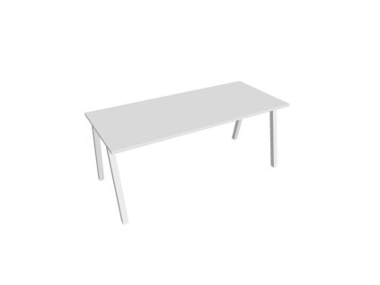 Rokovací stôl UNI A, 180x75,5x80 cm, biela/biela