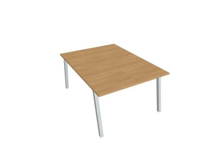 Pracovný stôl UNI A, 120x75,5x160 cm, dub/sivá