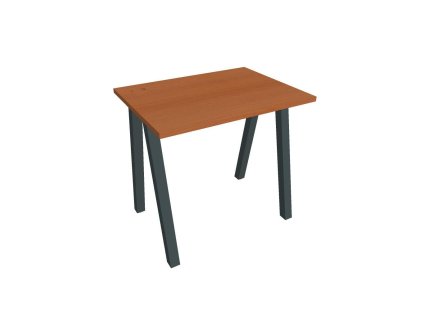 Pracovný stôl UNI A, 80x75,5x60 cm, čerešňa/čierna