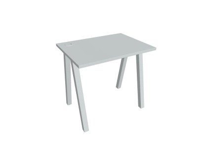 Pracovný stôl UNI A, 80x75,5x60 cm, sivá/sivá