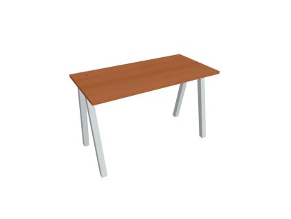 Pracovný stôl UNI A, 120x75,5x60 cm, čerešňa/sivá