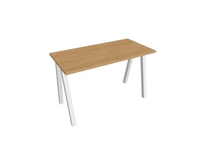 Pracovný stôl UNI A, 120x75,5x60 cm, dub/biela
