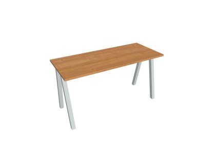 Pracovný stôl UNI A, 140x75,5x60 cm, jelša/sivá