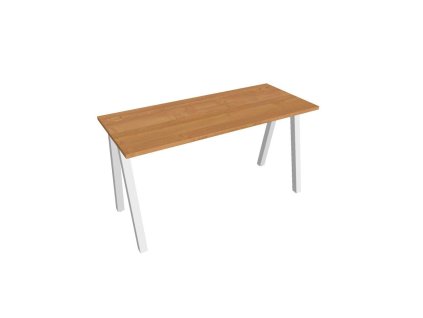 Pracovný stôl UNI A, 140x75,5x60 cm, jelša/biela