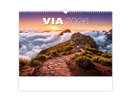 Nástenný kalendár Via 45 x 31,5 cm 2026