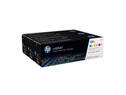 Toner HP U0SL1AM HP 131A trojité balenie CMY (CF211A,CF212A,CF213A)