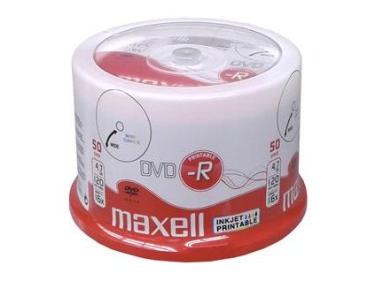 DVD-R Maxell Printable 4,7 GB 16x cake 50