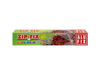 Univerzálne vrecká ZIP-FIX so zipsovým uzáverom, MIX: 7 x 1l , 5 x 3l , 3 x 6l