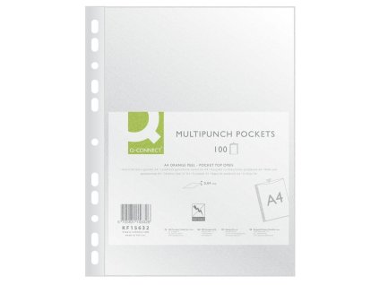 Euroobal Q-CONNECT A4 matný 40mic v sáčku