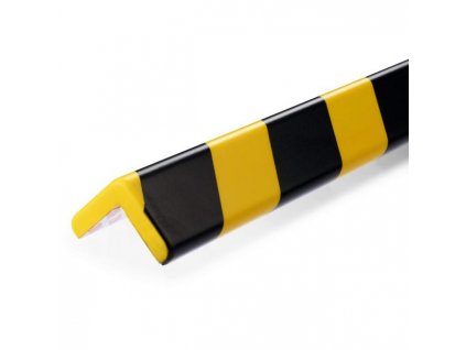 Ochrana rohov profilC35, žlto-čierna