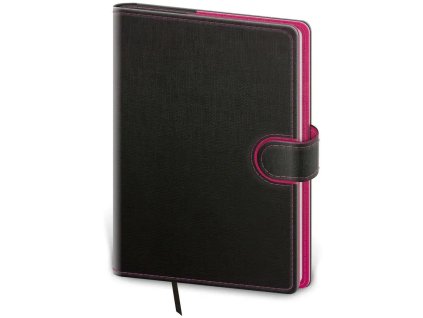 Diár Flip denný A5 14,3x20,5cm - antracit/magenta 2025