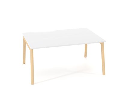 Pracovné stoly Bench ALFA ROOT 160x160cm, biely