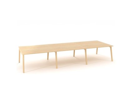 Pracovné stoly Bench ALFA ROOT 420x160cm, dub
