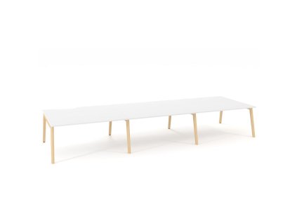 Pracovné stoly Bench ALFA ROOT 480x160cm, biely