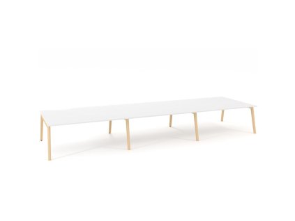 Pracovné stoly Bench ALFA ROOT 540x160cm, biely