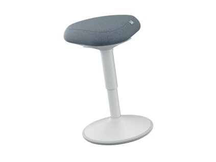 Ergonomická balančná stolička Leitz Ergo na sedenie, svetlosivá