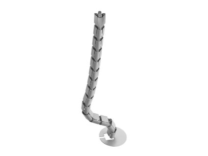 Káblový organizér Hobis, 16x128 cm, sivý