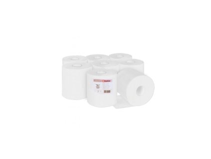 Papierové utierky v rolke 2-vrstvové bez dutinky INPOSAN MAXI, návin 140 m, celulóza biele (6ks)