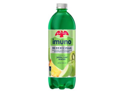 Minerálna voda MATTONI IMUNO jemne perlivá jablko,kiwi,ananás 6 x 0,7l