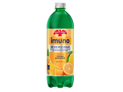 Minerálna voda MATTONI IMUNO jemne perlivá mango,pomaranč 6 x 0,7l