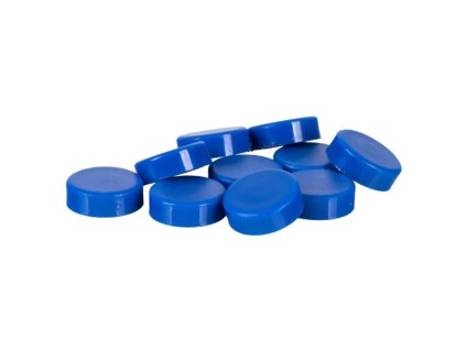 Magnety Q-CONNECT okrúhle, 20 mm, 10 ks, modre