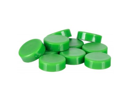Magnety Q-CONNECT okrúhle, 20 mm, 10 ks, zelene