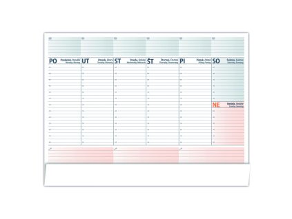 Podložka pracovná bez kalendária 52 x 39 cm