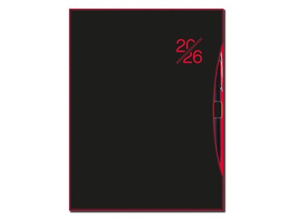 Denný diár A5 - SMART red